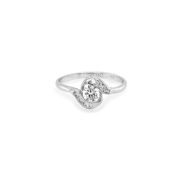 Nhẫn vàng đính đá zircon
