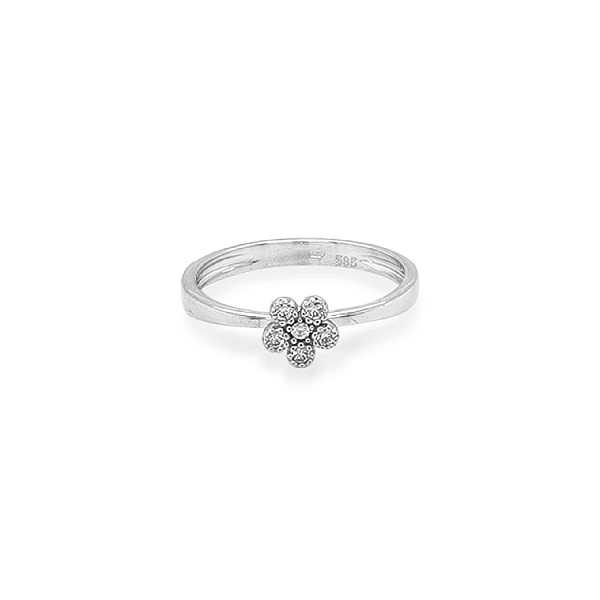 Nhẫn vàng đính đá zircon
