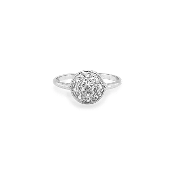 Nhẫn vàng đính đá zircon