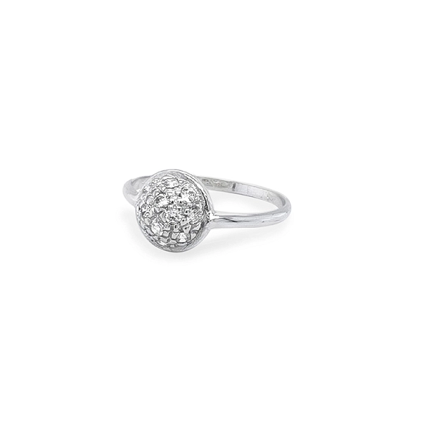 Nhẫn vàng đính đá zircon