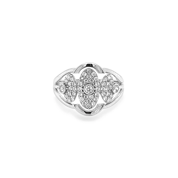 Nhẫn vàng đính đá zircon