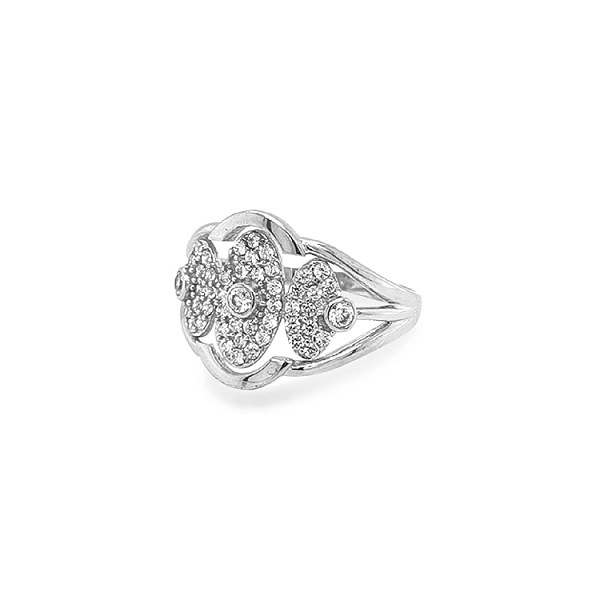 Nhẫn vàng đính đá zircon