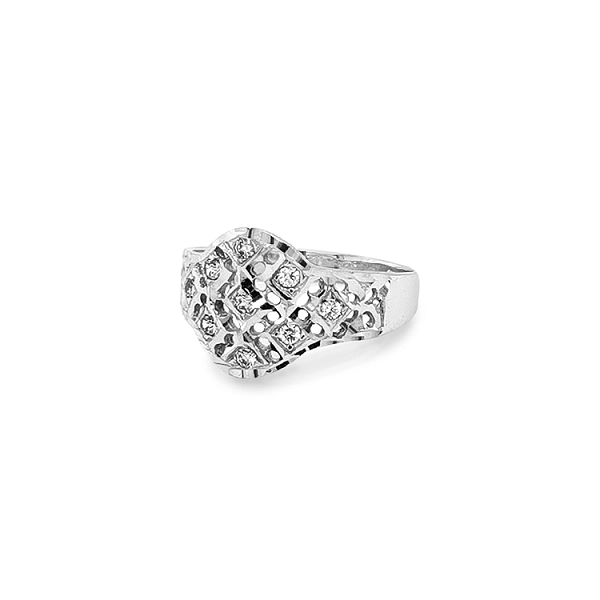 Nhẫn vàng đính đá zircon
