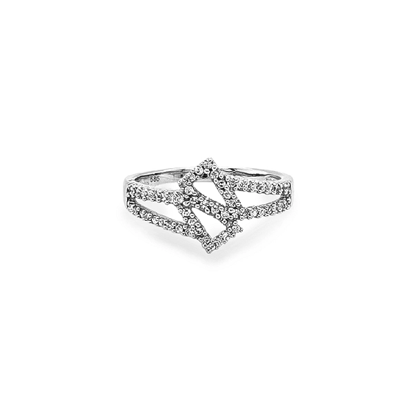 Nhẫn vàng đính đá zircon