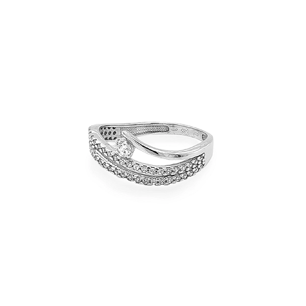 Nhẫn vàng đính đá zircon