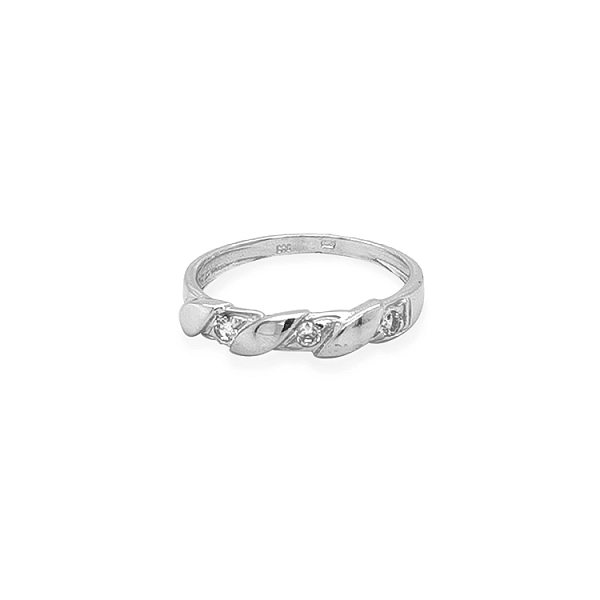 Nhẫn vàng đính đá zircon