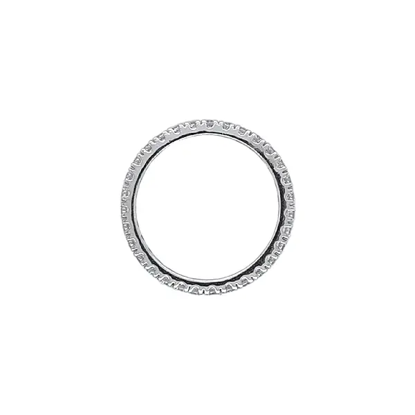 Nhẫn vĩnh cửu bằng vàng với đá zircon