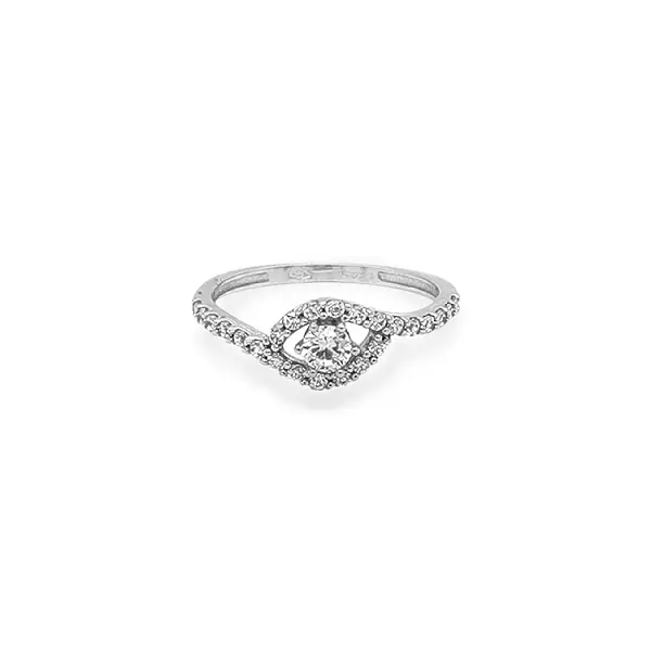 Nhẫn vàng đính đá zircon