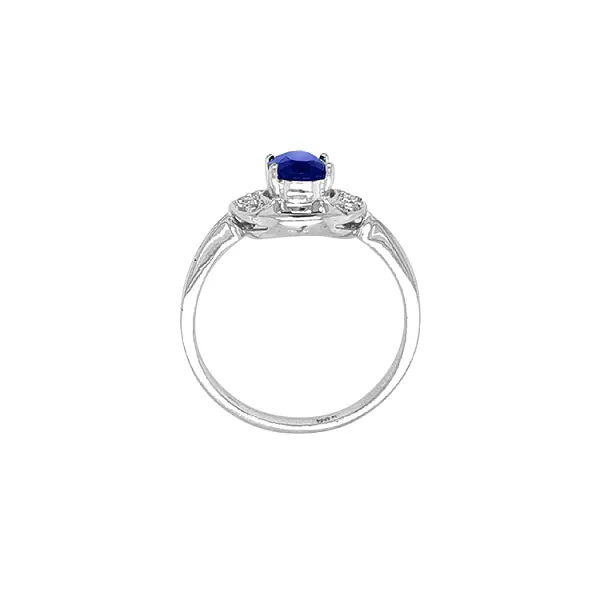 Nhẫn vàng đính đá màu