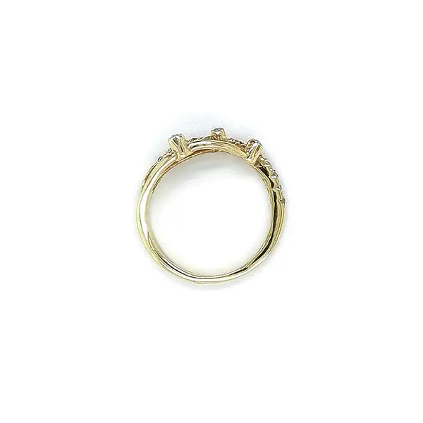 Nhẫn vàng đính đá zircon