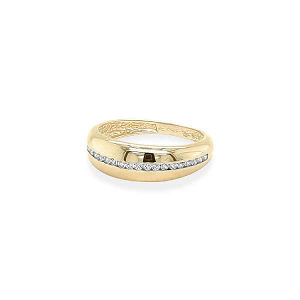 Nhẫn vàng đính đá zircon