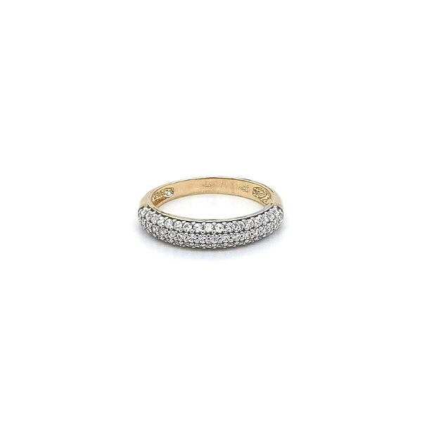 Nhẫn vàng đính đá zircon