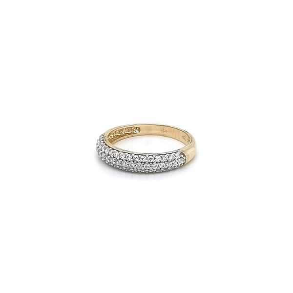Nhẫn vàng đính đá zircon