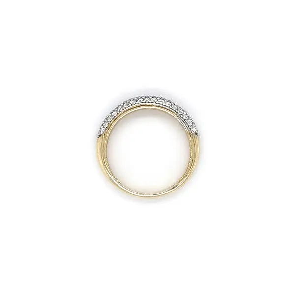 Nhẫn vàng đính đá zircon