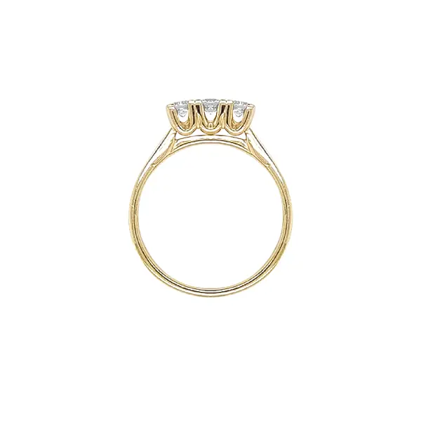 Nhẫn vàng đính đá zircon