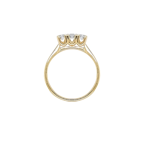Nhẫn vàng đính đá zircon