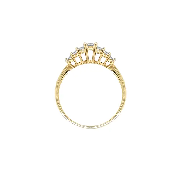 Nhẫn vàng đính đá zircon