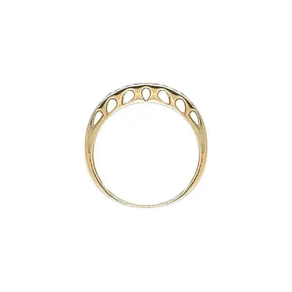 Nhẫn vàng đính đá zircon