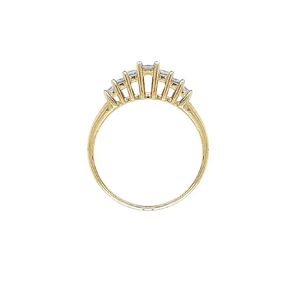 Nhẫn vàng đính đá zircon