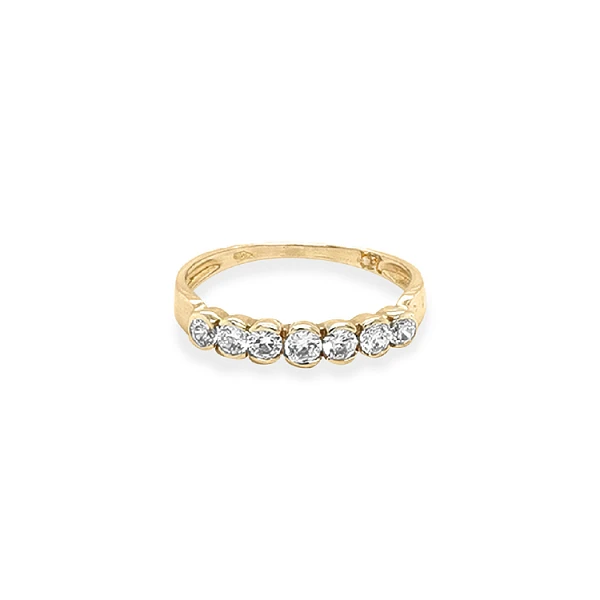 Nhẫn vàng đính đá zircon
