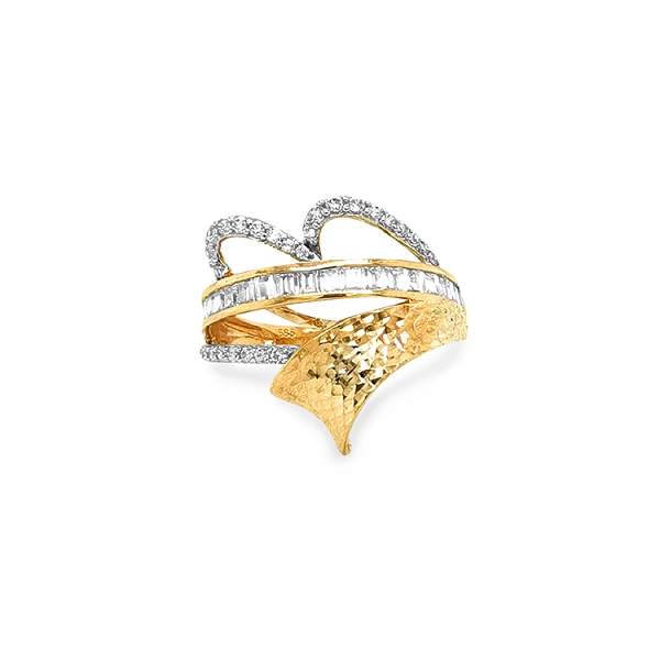 Nhẫn vàng đính đá zircon