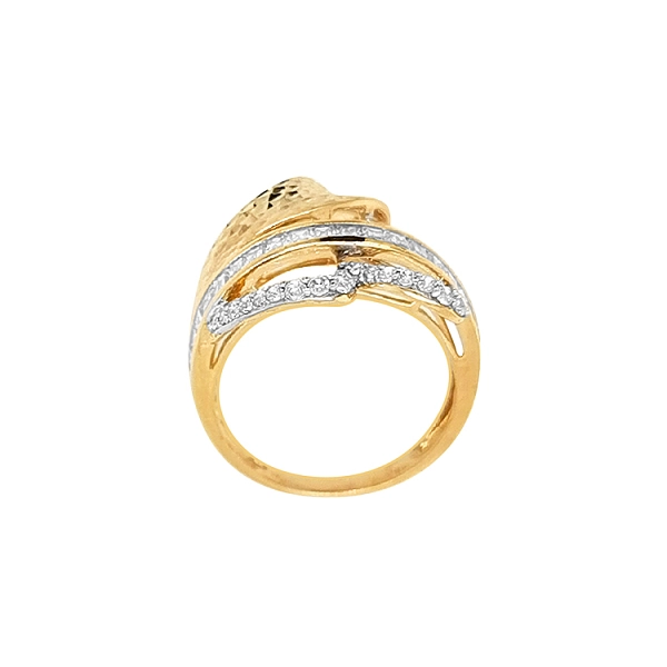 Nhẫn vàng đính đá zircon