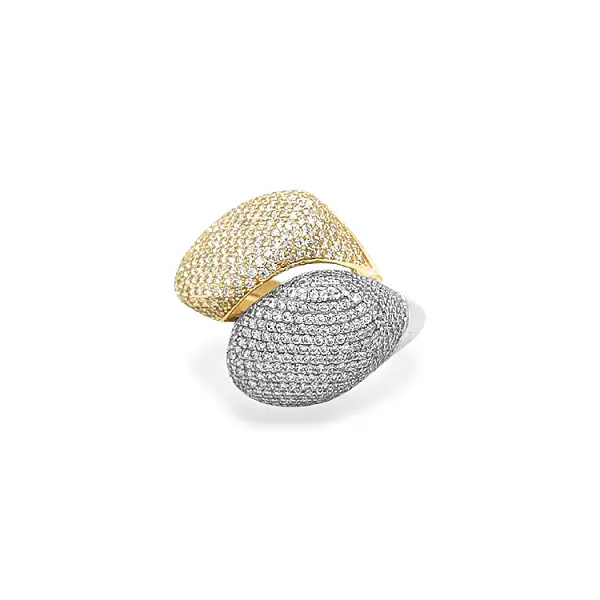 Nhẫn vàng đính đá zircon