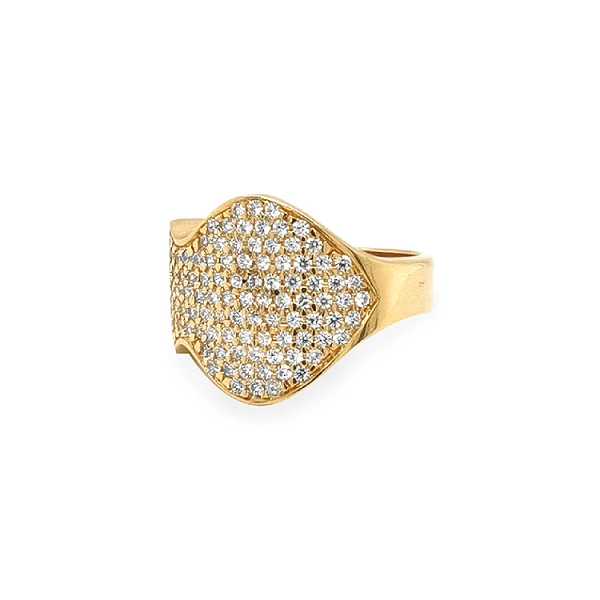 Nhẫn vàng đính đá zircon