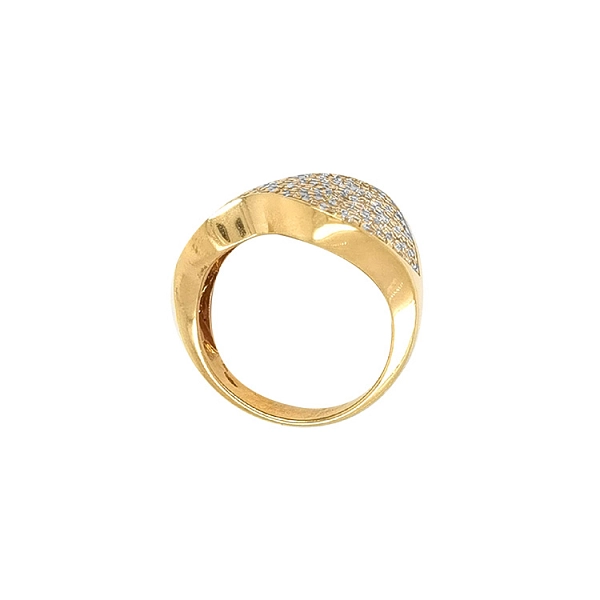 Nhẫn vàng đính đá zircon