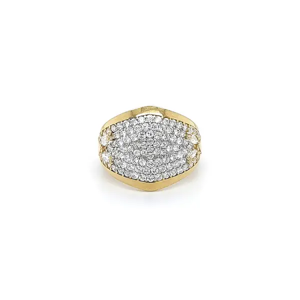 Nhẫn nữ vàng đính đá zircon