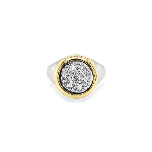 Nhẫn vàng đính đá zircon