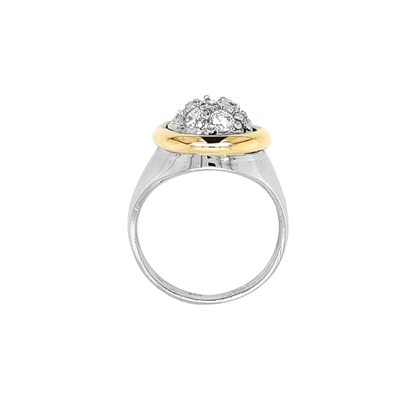 Nhẫn vàng đính đá zircon