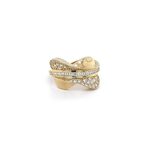 Nhẫn vàng đính đá zircon