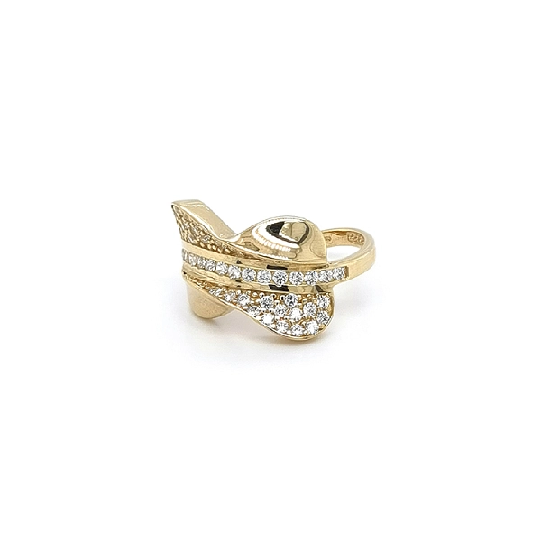 Nhẫn vàng đính đá zircon