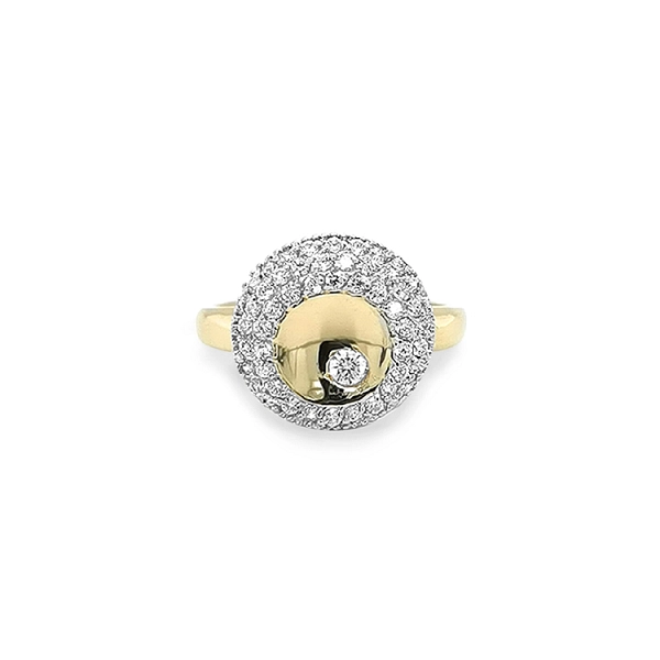 Nhẫn vàng đính đá zircon