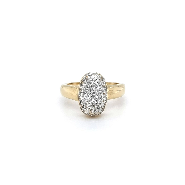 Nhẫn vàng đính đá zircon