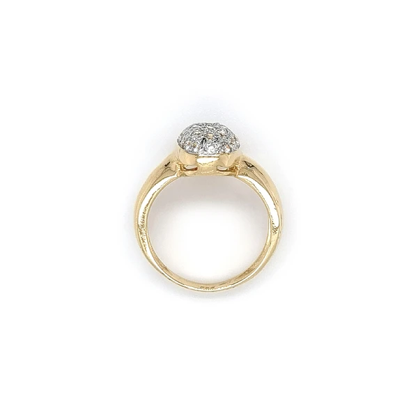 Nhẫn vàng đính đá zircon