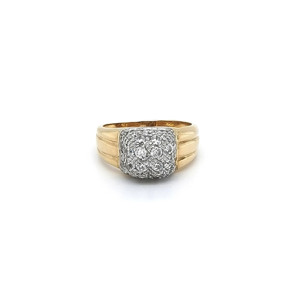 Nhẫn vàng đính đá zircon