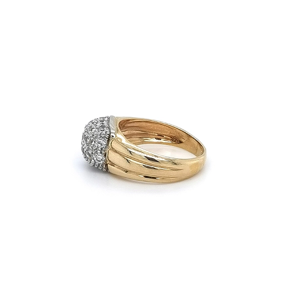 Nhẫn vàng đính đá zircon