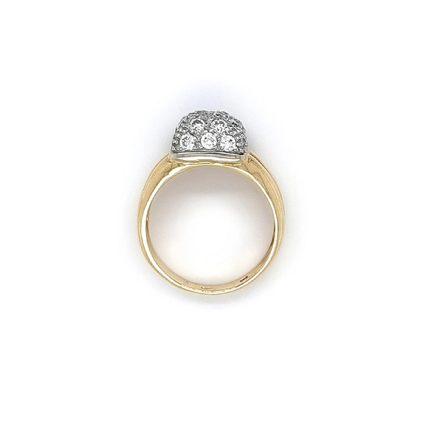 Nhẫn vàng đính đá zircon