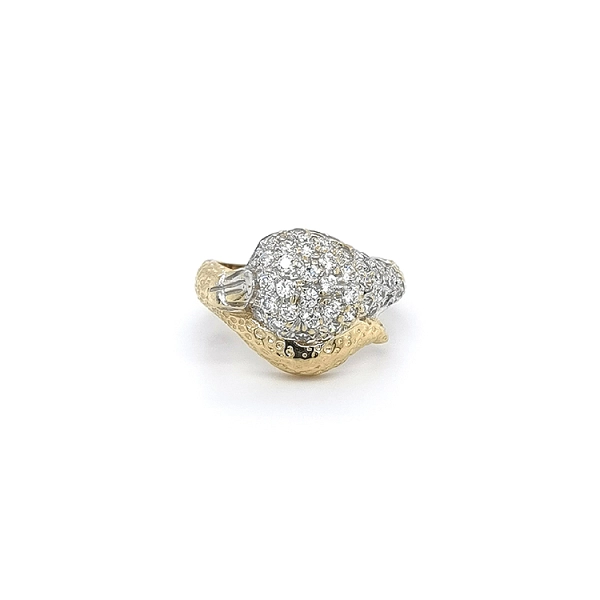 Nhẫn vàng đính đá zircon