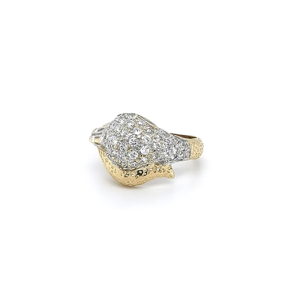 Nhẫn vàng đính đá zircon
