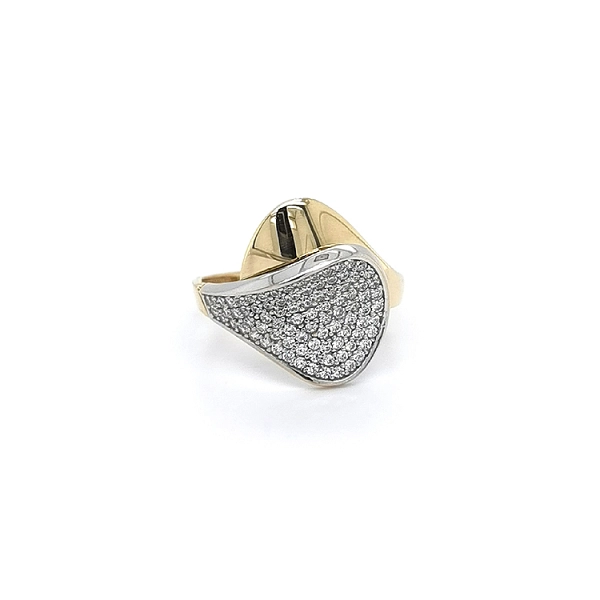 Nhẫn vàng đính đá zircon