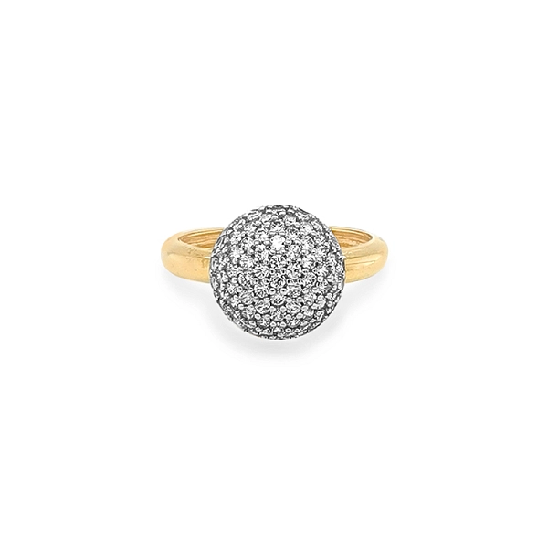 Nhẫn vàng đính đá zircon