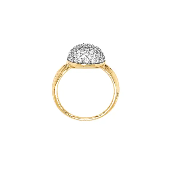 Nhẫn vàng đính đá zircon