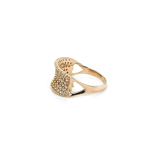 Nhẫn vàng đính đá zircon