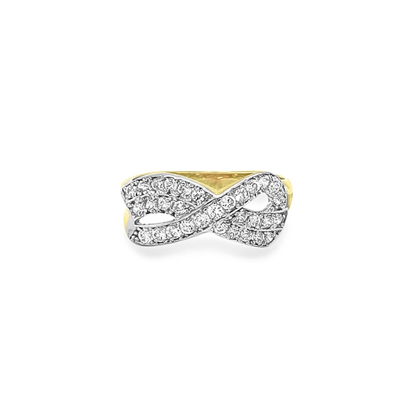 Nhẫn vàng đính đá zircon