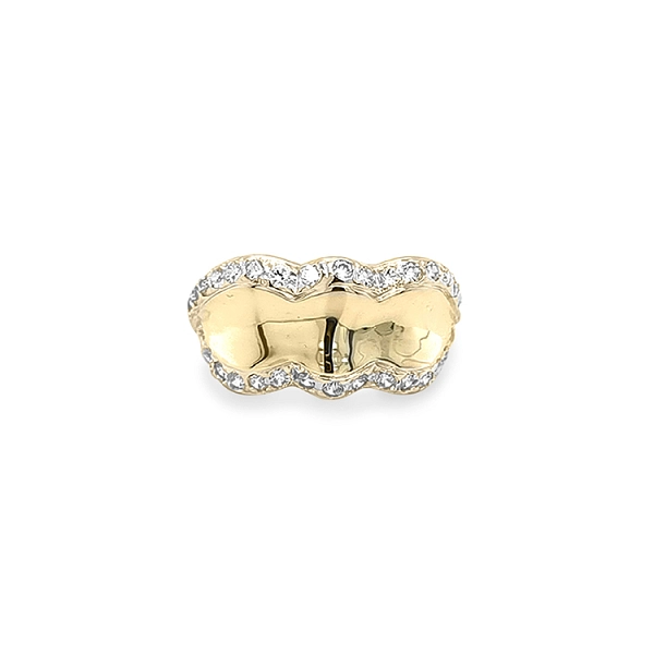 Nhẫn vàng đính đá zircon