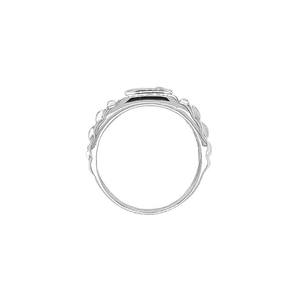 Nhẫn nam vàng với đá zircon