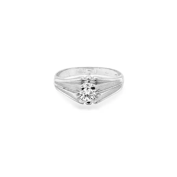 Nhẫn vàng đính đá zircon